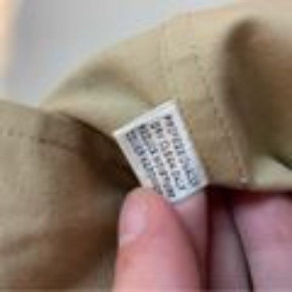 ST JOHN NOTCHED LAPEL SINGLE BREASTED TAN BEIGE BLAZER CROCHET LACE ACCENT S - Picture 6 of 8